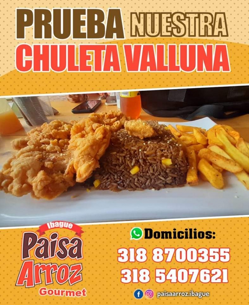 Combo Chuleta
Valluna